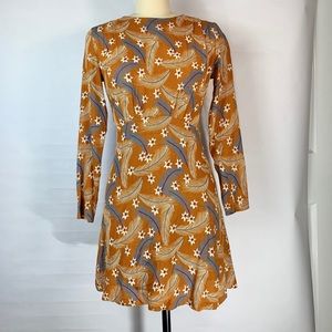 & Other Stories Rust Mini Dress